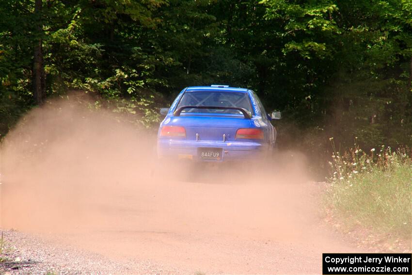Connor Himes / Aleut Hatfield Subaru Impreza on SS3, Norway Home.