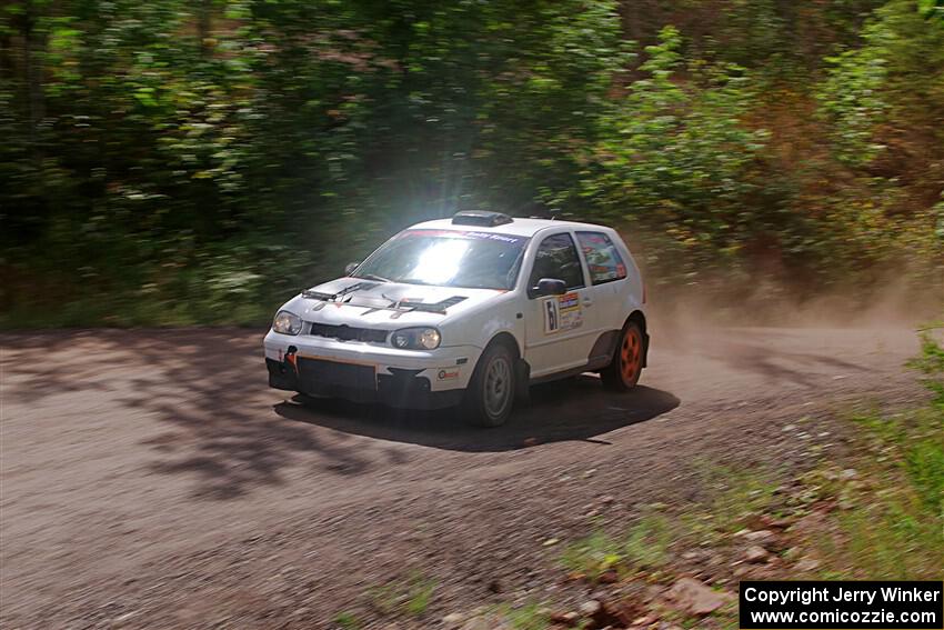 John Gusmano / Josh Remmetter VW GTI on SS3, Norway Home.