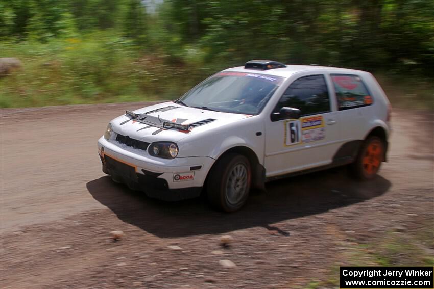 John Gusmano / Josh Remmetter VW GTI on SS3, Norway Home.