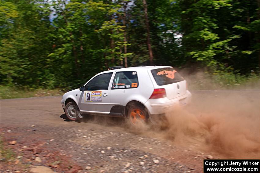 John Gusmano / Josh Remmetter VW GTI on SS3, Norway Home.