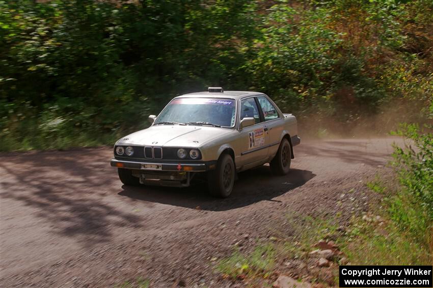 Mohammad Salehi / Alex Ferencz BMW 325is on SS3, Norway Home.