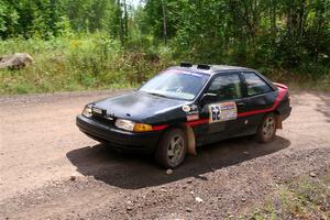Joe Boburka / Elizabeth Unglenieks-Ploeg Ford Escort on SS3, Norway Home.