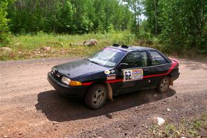 Joe Boburka / Elizabeth Unglenieks-Ploeg Ford Escort on SS3, Norway Home.
