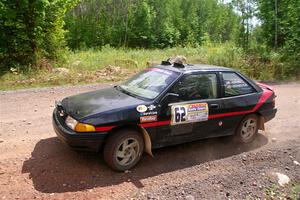 Joe Boburka / Elizabeth Unglenieks-Ploeg Ford Escort on SS3, Norway Home.