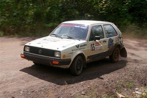 Heath Shively / Morgan Engle VW Golf on SS3, Norway Home.