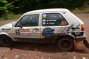 Heath Shively / Morgan Engle VW Golf on SS3, Norway Home.