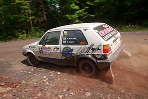 Heath Shively / Morgan Engle VW Golf on SS3, Norway Home.