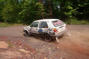Heath Shively / Morgan Engle VW Golf on SS3, Norway Home.