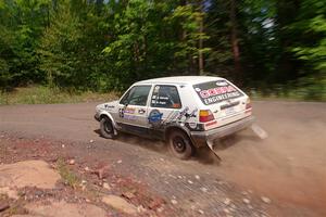Heath Shively / Morgan Engle VW Golf on SS3, Norway Home.