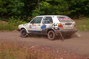 Heath Shively / Morgan Engle VW Golf on SS3, Norway Home.