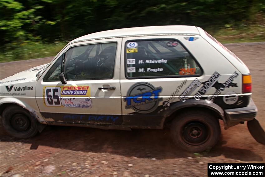 Heath Shively / Morgan Engle VW Golf on SS3, Norway Home.