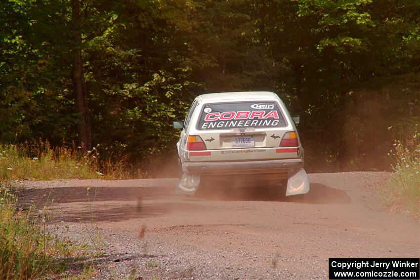 Heath Shively / Morgan Engle VW Golf on SS3, Norway Home.
