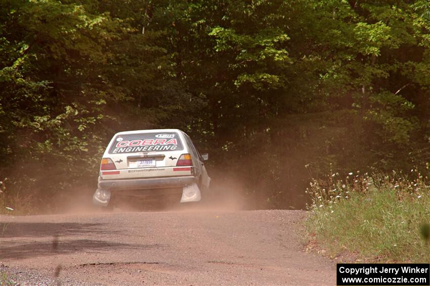 Heath Shively / Morgan Engle VW Golf on SS3, Norway Home.