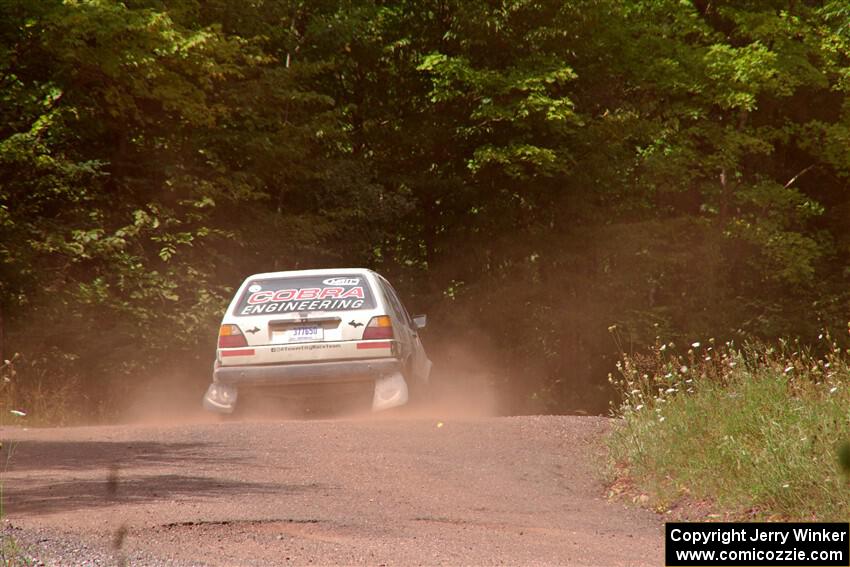 Heath Shively / Morgan Engle VW Golf on SS3, Norway Home.