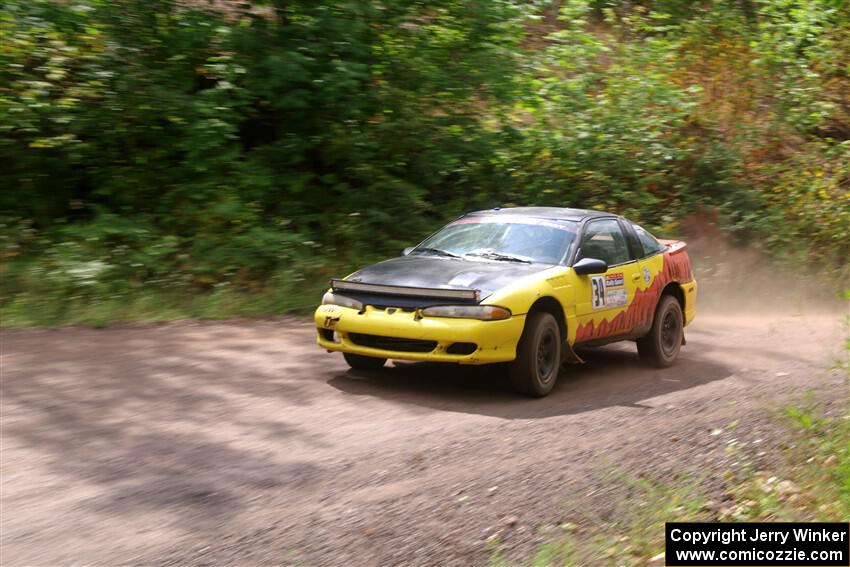 Eli Goethel / Kyle West Mitsubishi Eclipse on SS3, Norway Home.