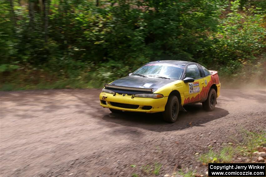 Eli Goethel / Kyle West Mitsubishi Eclipse on SS3, Norway Home.