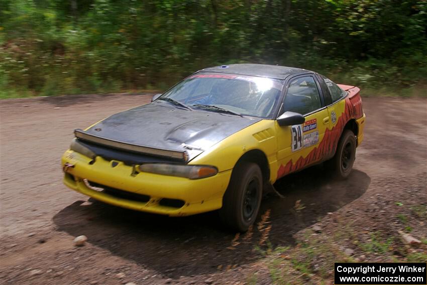 Eli Goethel / Kyle West Mitsubishi Eclipse on SS3, Norway Home.
