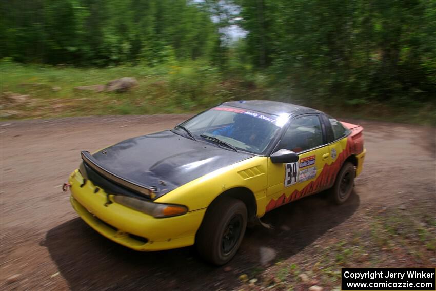 Eli Goethel / Kyle West Mitsubishi Eclipse on SS3, Norway Home.