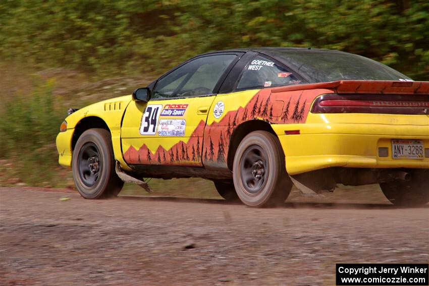 Eli Goethel / Kyle West Mitsubishi Eclipse on SS3, Norway Home.