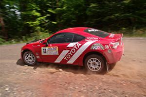 Eric Anderson / Taylor Haelterman Toyota FR-S on SS3, Norway Home.