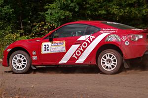 Eric Anderson / Taylor Haelterman Toyota FR-S on SS3, Norway Home.