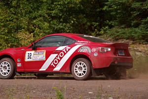 Eric Anderson / Taylor Haelterman Toyota FR-S on SS3, Norway Home.
