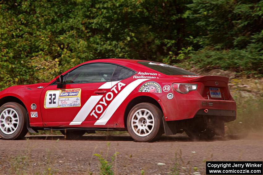 Eric Anderson / Taylor Haelterman Toyota FR-S on SS3, Norway Home.
