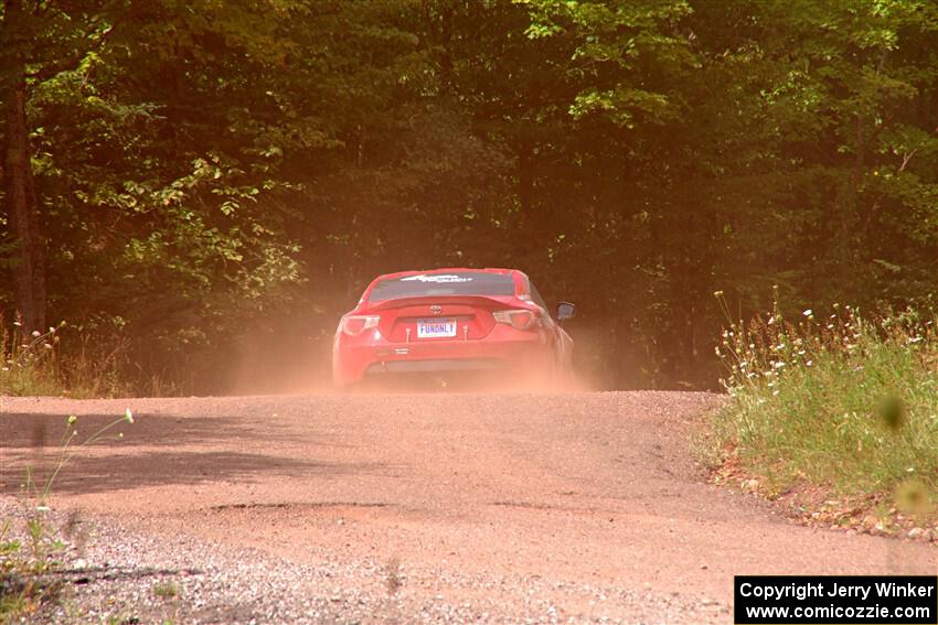Eric Anderson / Taylor Haelterman Toyota FR-S on SS3, Norway Home.