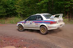 Sergio Spinelli / Danny Rice Subaru Impreza on SS3, Norway Home.