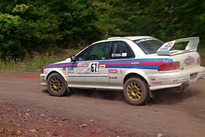 Sergio Spinelli / Danny Rice Subaru Impreza on SS3, Norway Home.