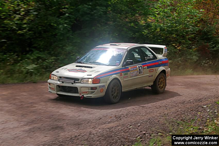 Sergio Spinelli / Danny Rice Subaru Impreza on SS3, Norway Home.