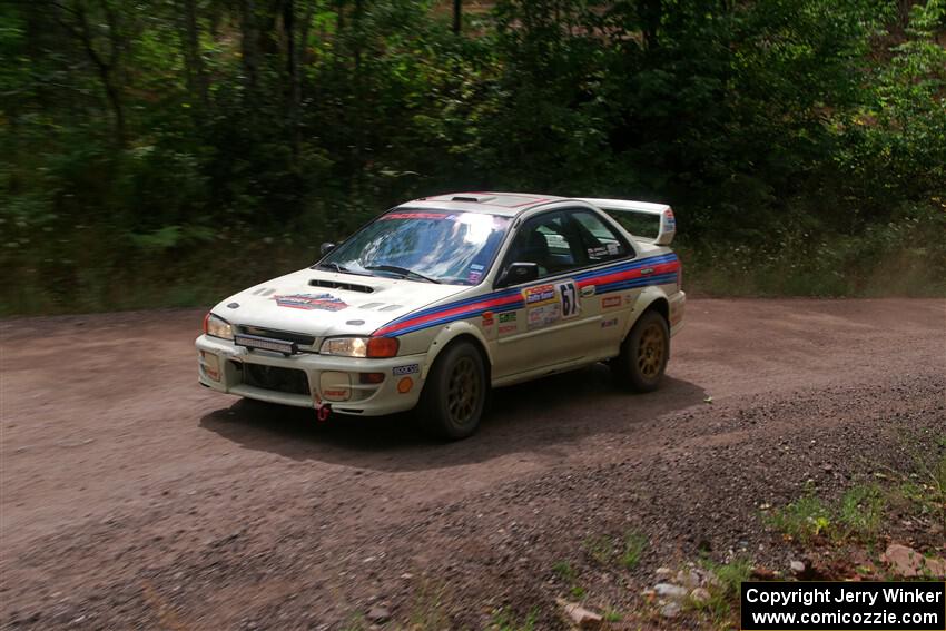 Sergio Spinelli / Danny Rice Subaru Impreza on SS3, Norway Home.