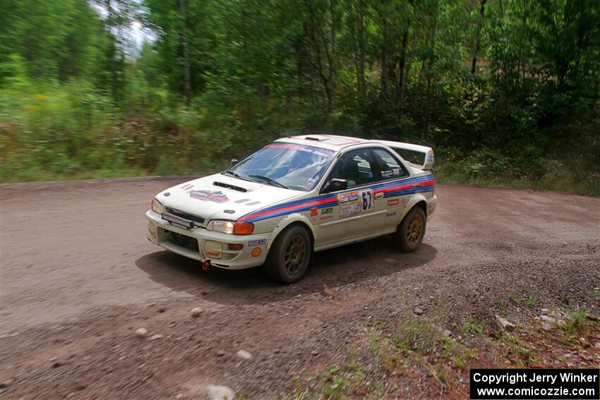 Sergio Spinelli / Danny Rice Subaru Impreza on SS3, Norway Home.