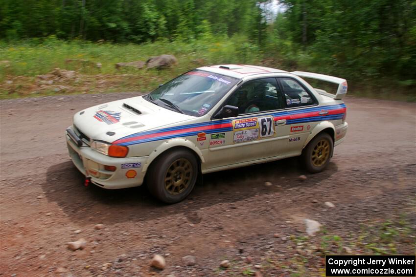 Sergio Spinelli / Danny Rice Subaru Impreza on SS3, Norway Home.