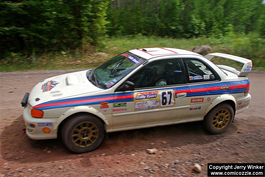 Sergio Spinelli / Danny Rice Subaru Impreza on SS3, Norway Home.