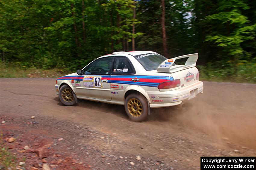 Sergio Spinelli / Danny Rice Subaru Impreza on SS3, Norway Home.