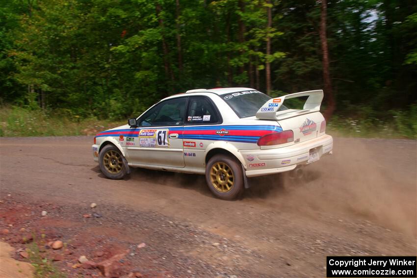 Sergio Spinelli / Danny Rice Subaru Impreza on SS3, Norway Home.