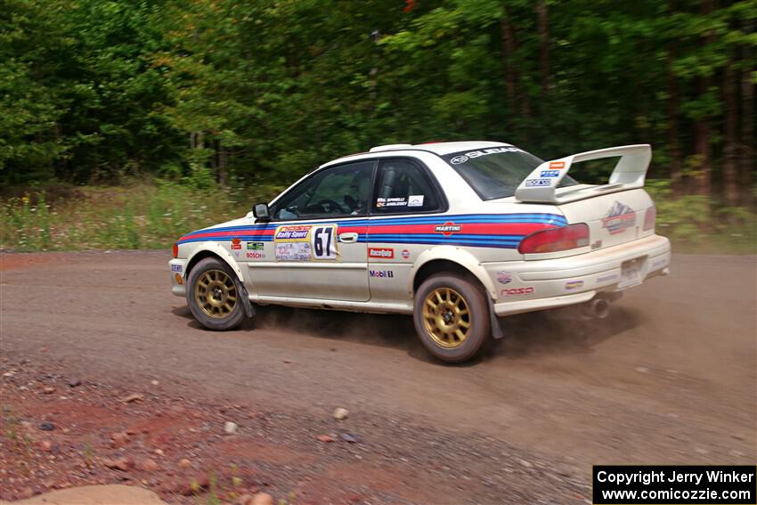 Sergio Spinelli / Danny Rice Subaru Impreza on SS3, Norway Home.