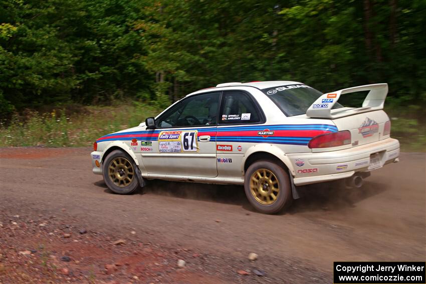Sergio Spinelli / Danny Rice Subaru Impreza on SS3, Norway Home.