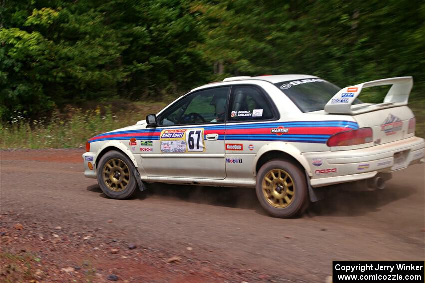 Sergio Spinelli / Danny Rice Subaru Impreza on SS3, Norway Home.