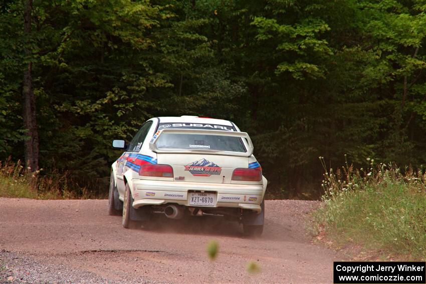 Sergio Spinelli / Danny Rice Subaru Impreza on SS3, Norway Home.