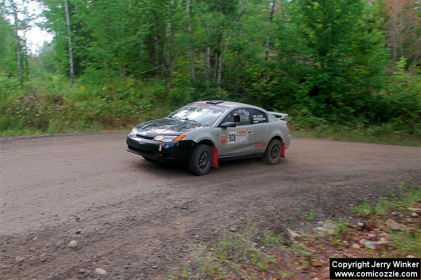 Gary Klein / Sam Strickhouser Saturn Ion Redline on SS3, Norway Home.