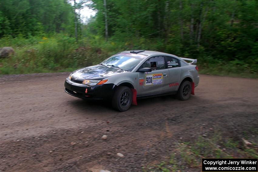 Gary Klein / Sam Strickhouser Saturn Ion Redline on SS3, Norway Home.