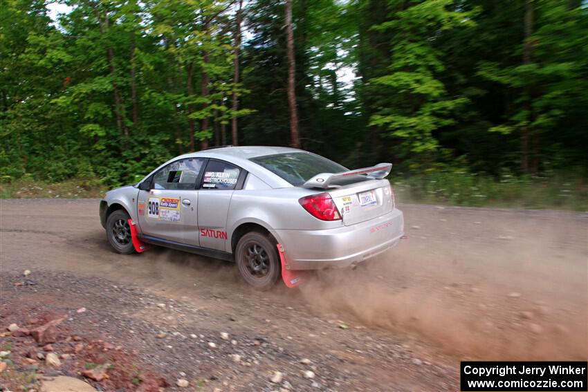 Gary Klein / Sam Strickhouser Saturn Ion Redline on SS3, Norway Home.