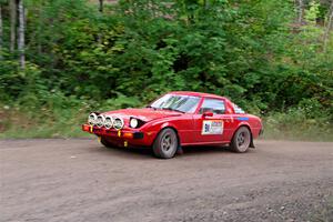Colin Redner / Michael Claiborne Mazda RX-7 on SS3, Norway Home.
