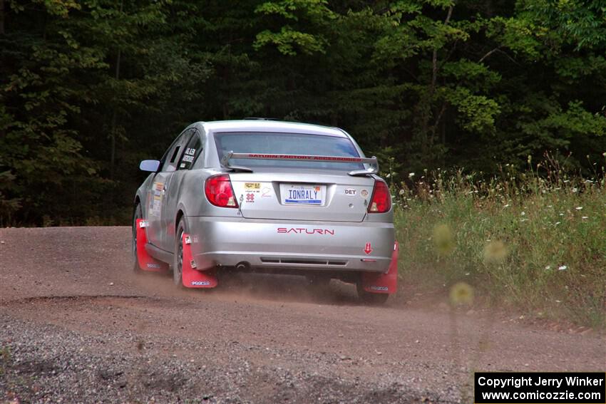 Gary Klein / Sam Strickhouser Saturn Ion Redline on SS3, Norway Home.