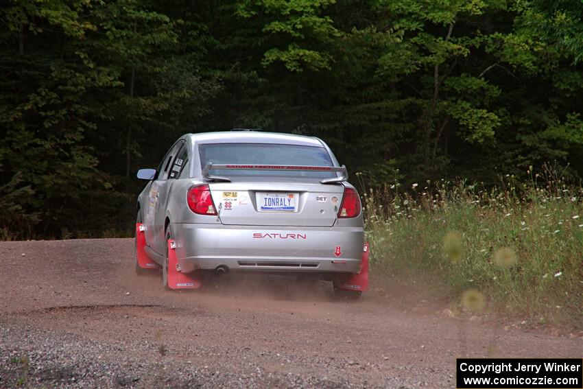 Gary Klein / Sam Strickhouser Saturn Ion Redline on SS3, Norway Home.
