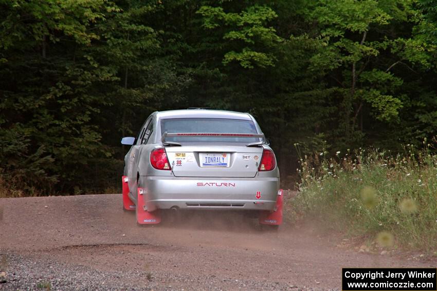 Gary Klein / Sam Strickhouser Saturn Ion Redline on SS3, Norway Home.
