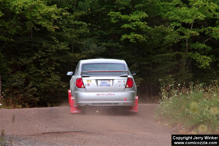 Gary Klein / Sam Strickhouser Saturn Ion Redline on SS3, Norway Home.