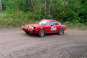 Colin Redner / Michael Claiborne Mazda RX-7 on SS3, Norway Home.